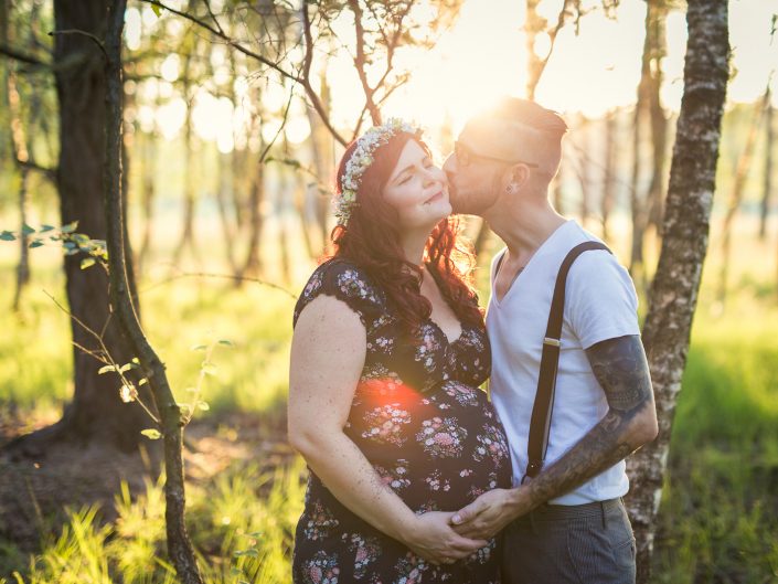 Babybauch-Shooting in der Teverener Heide